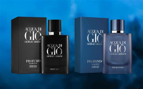 acqua di gio vs profumo